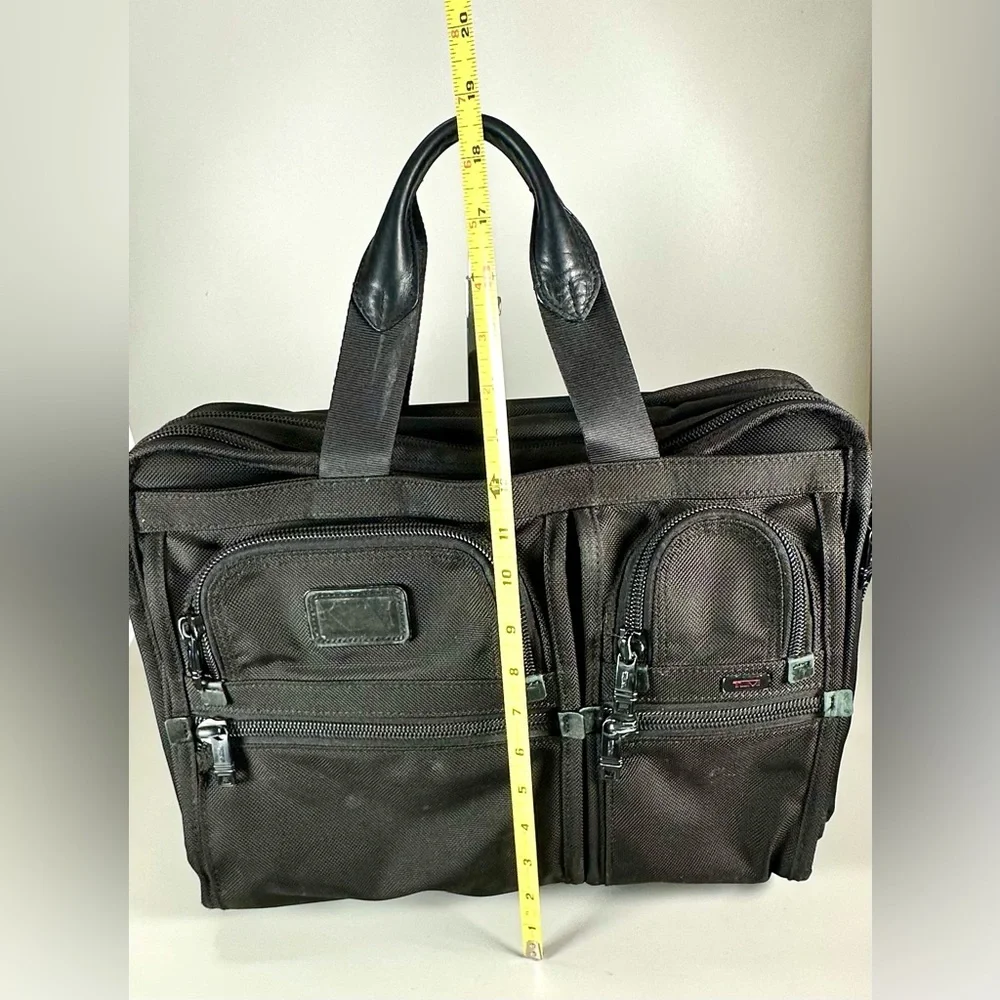 Tumi Alpha Expandable Organizer Laptop Briefcase Model 26160DH